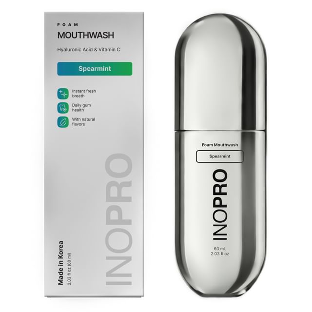 INOPRO-Foam Mouthwash Spearmint-60 Ml