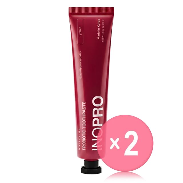 INOPRO-Whitening Probiotic Toothpaste Lychee 2pcs Bundle Set