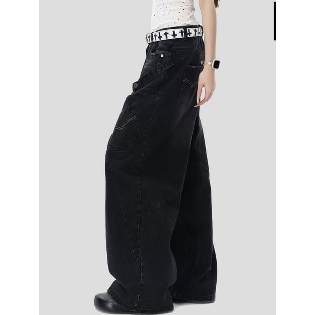 INStudio-Low Waist Baggy Jeans