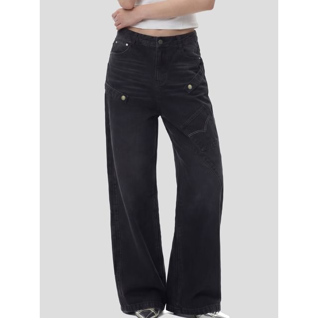 INStudio-Low Waist Loose Fit Jeans