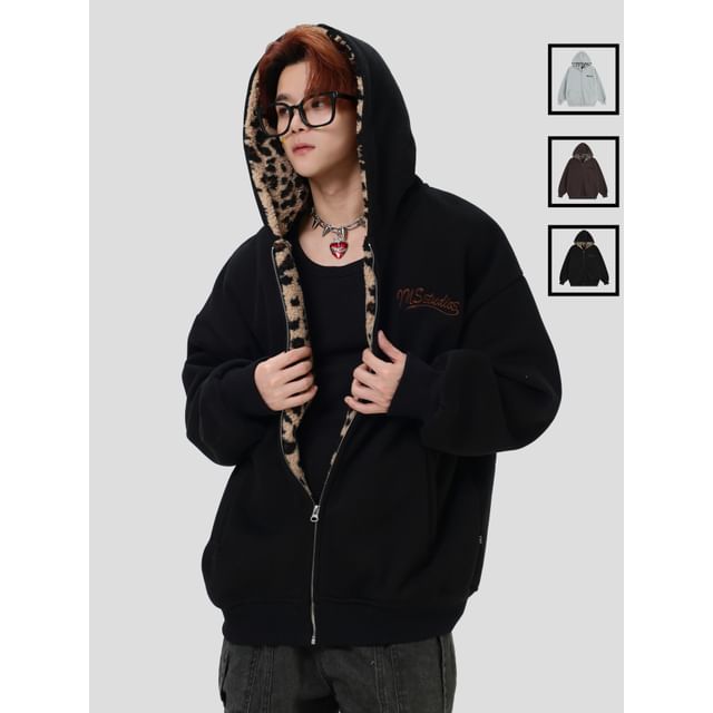 INStudio-Unisex Fleece-Lined Zip Hoodie