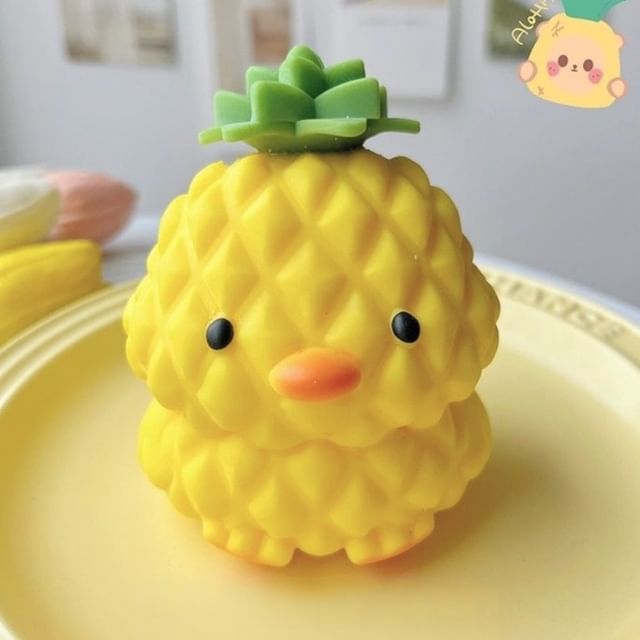Intimo-Pineapple Duck Squishy Toy