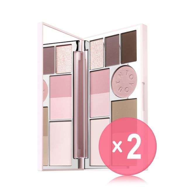 INTO YOU-Facial Multi-functional Synthetic Palette - 2 Types 2pcs Bundle Set