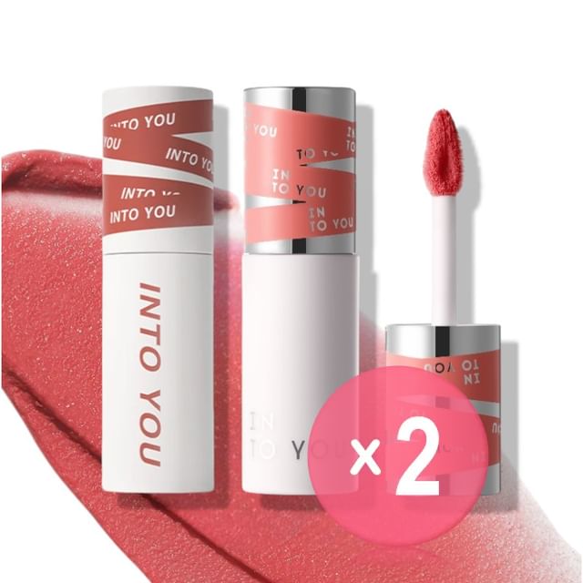 INTO YOU-Shero Super Matte Lip Cheek Mud - 33 Colors 2pcs Bundle Set