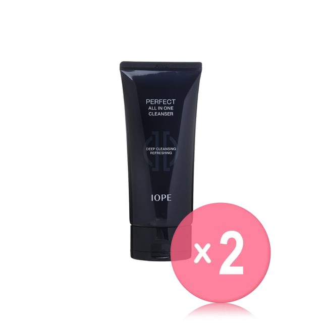IOPE-Men Perfect All In One Cleanser 2pcs Bundle Set