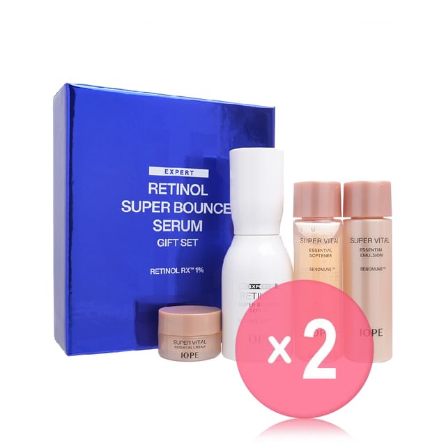 IOPE-Retinol Super Bounce Serum Jumbo Gift Set 2pcs Bundle Set