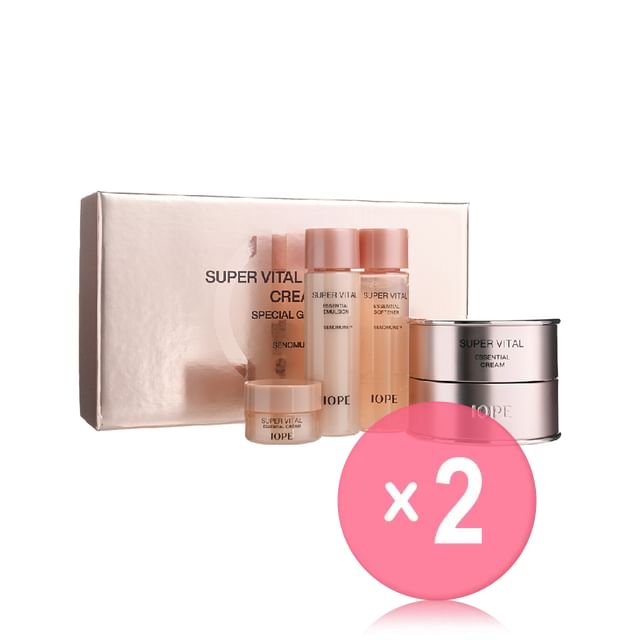 IOPE-Super Vital Essential Cream Special Gift Set 2pcs Bundle Set