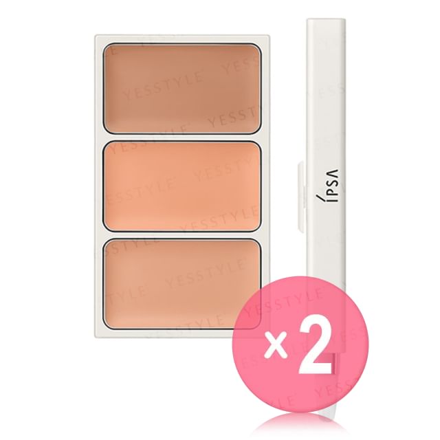 IPSA-Creative Concealer E SPF 25 PA Refill 2pcs Bundle Set