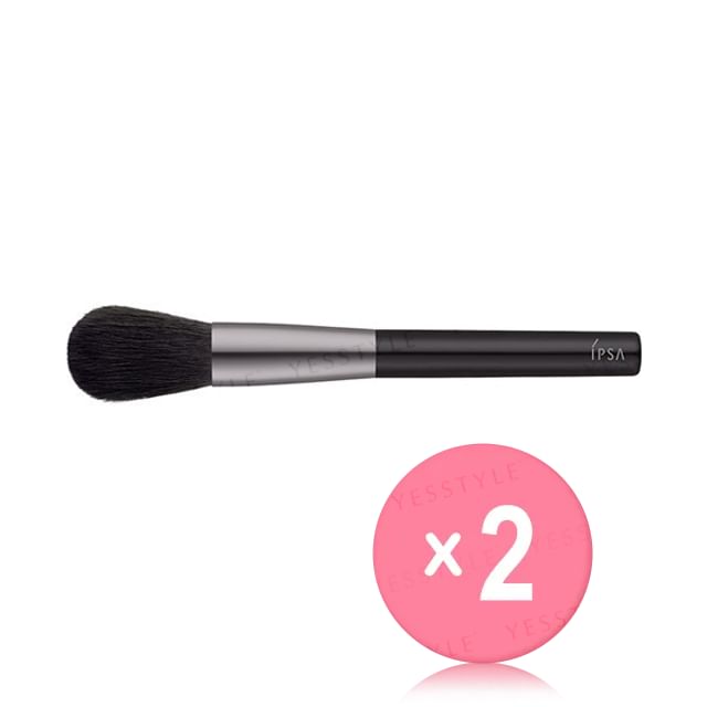 IPSA-Loose Powder Brush 2pcs Bundle Set