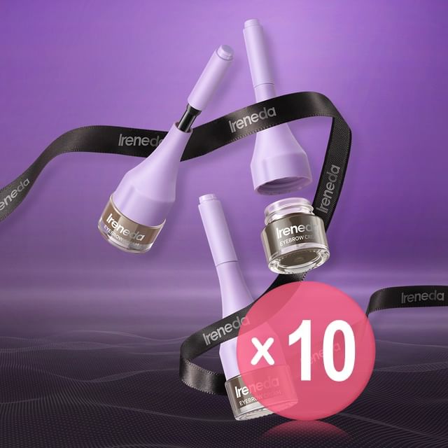 IRENEDA-Brows Talk Eyebrow Cream - 3 Colors 10pcs Bundle Set