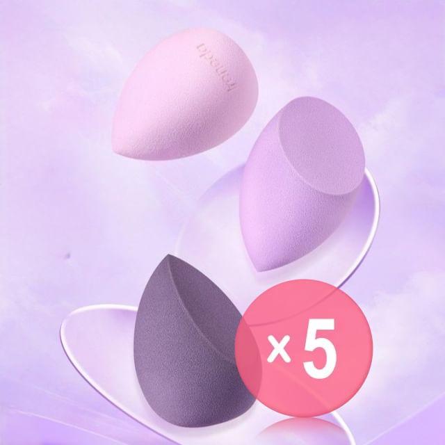 IRENEDA-Flawless Face Makeup Blender Beauty Sponge 5pcs Bundle Set