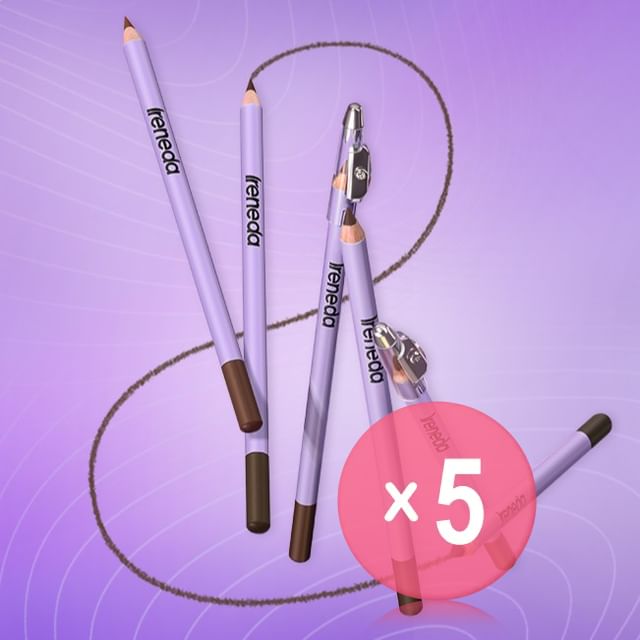 IRENEDA-Precision Eyebrow Pencil - 2 Colors 5pcs Bundle Set