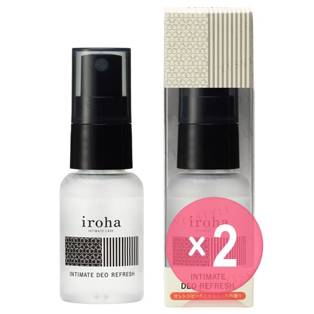 iroha INTIMATE CARE-Intimate Deo Refresh 2pcs Bundle Set