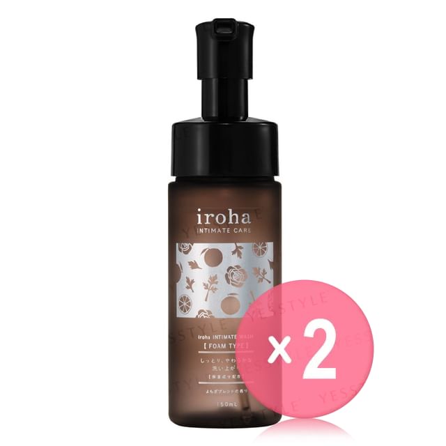 iroha INTIMATE CARE-Intimate Wash Foam Type Mugwort Blend 2pcs Bundle Set