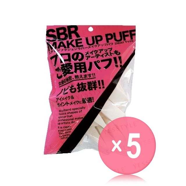 ISHIHARA SHOTEN-SBR Triangle Puff 5pcs Bundle Set