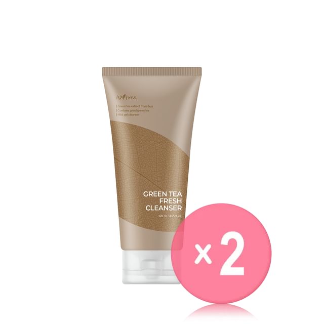 Isntree-Green Tea Fresh Cleanser 2pcs Bundle Set