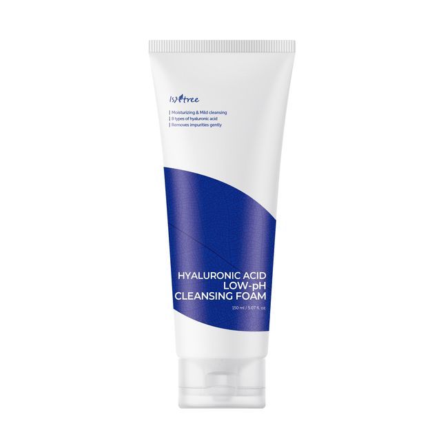 Isntree-Espuma limpiadora con ácido hialurónico Hyaluronic Acid Low-pH Cleansing Foam-150 Ml