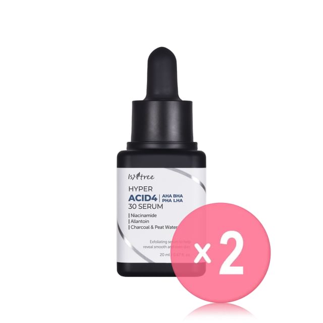 Isntree-Hyper Acid 4 AHA BHA PHA LHA 30 Serum 2pcs Bundle Set