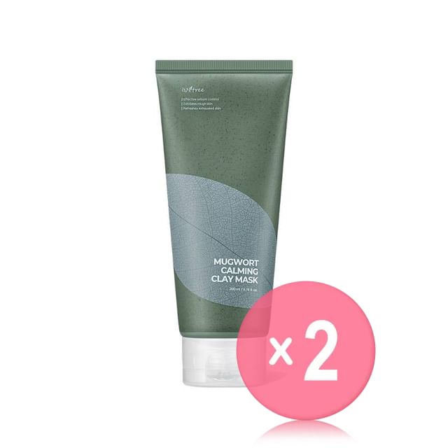 Isntree-Mugwort Calming Clay Mask 2pcs Bundle Set
