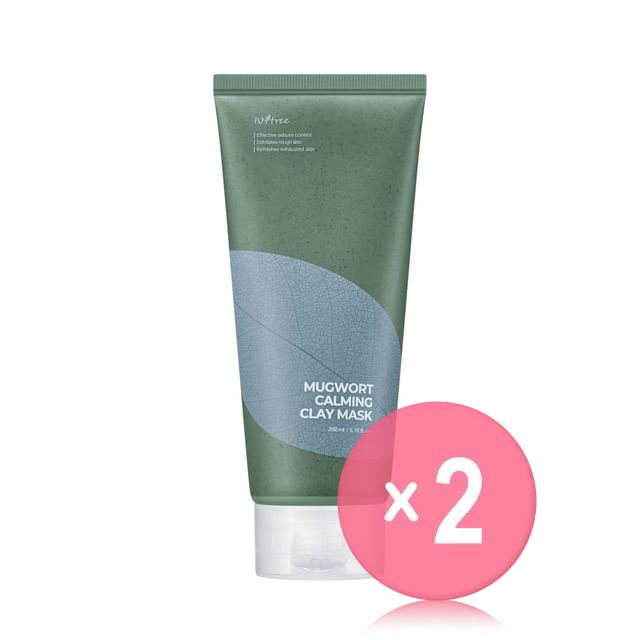 Isntree-Mugwort Calming Clay Mask Jumbo 2pcs Bundle Set