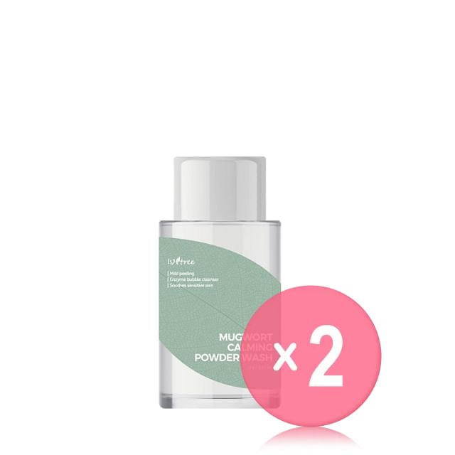 Isntree-Mugwort Calming Powder Wash 2pcs Bundle Set