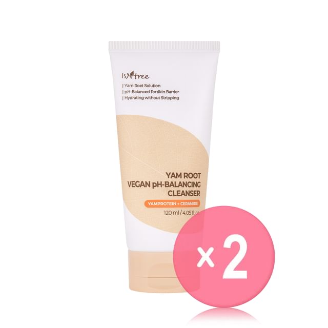 Isntree-Yam Root Vegan pH-Balancing Cleanser 2pcs Bundle Set