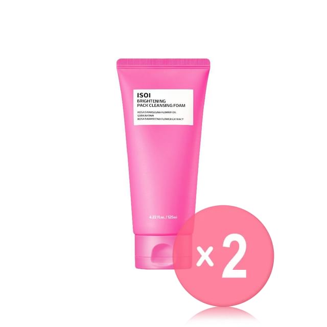ISOI-Brightening Pack Cleansing Foam 2pcs Bundle Set