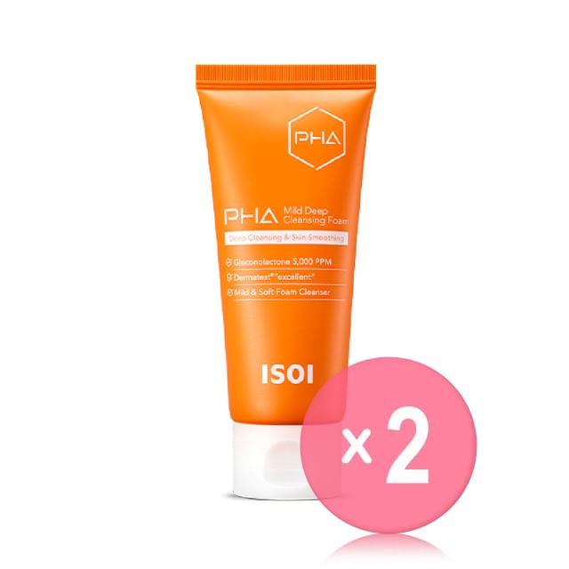 ISOI-PHA Mild Deep Cleansing Foam 2pcs Bundle Set