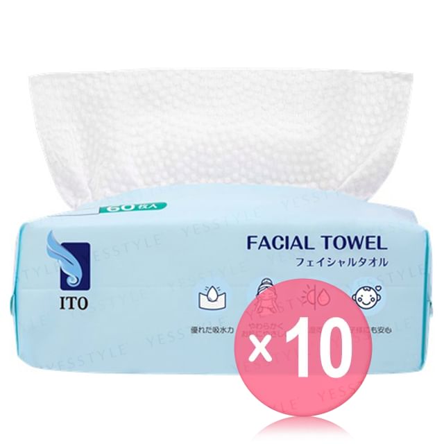 ITO-Removable Cleansing Towel 10pcs Bundle Set
