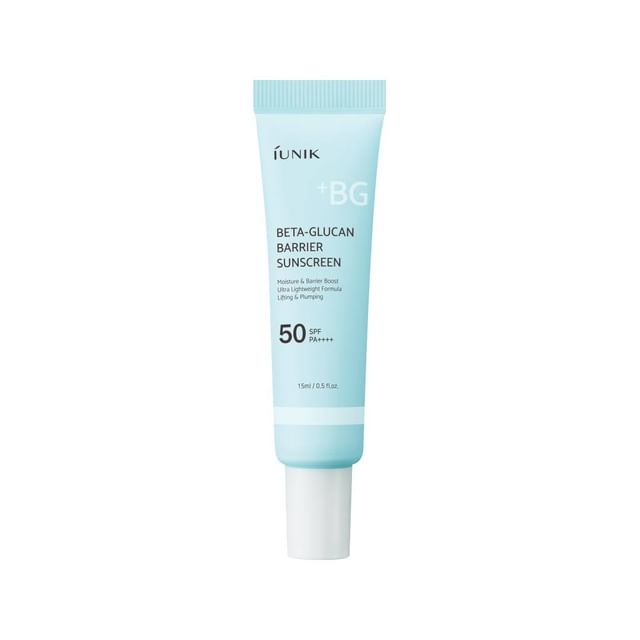 iUNIK-Beta-Glucan Barrier Sunscreen Mini - Crème solaire hydratante au bêta-glucane petit format