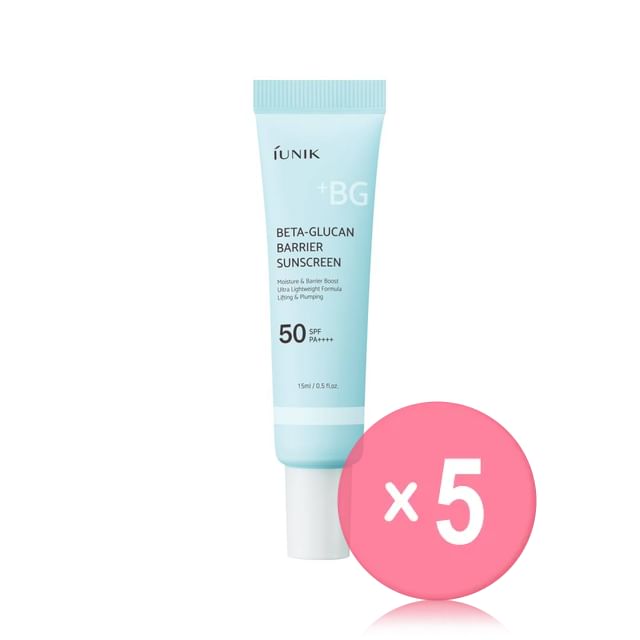 iUNIK-Beta-Glucan Barrier Sunscreen Mini 5pcs Bundle Set