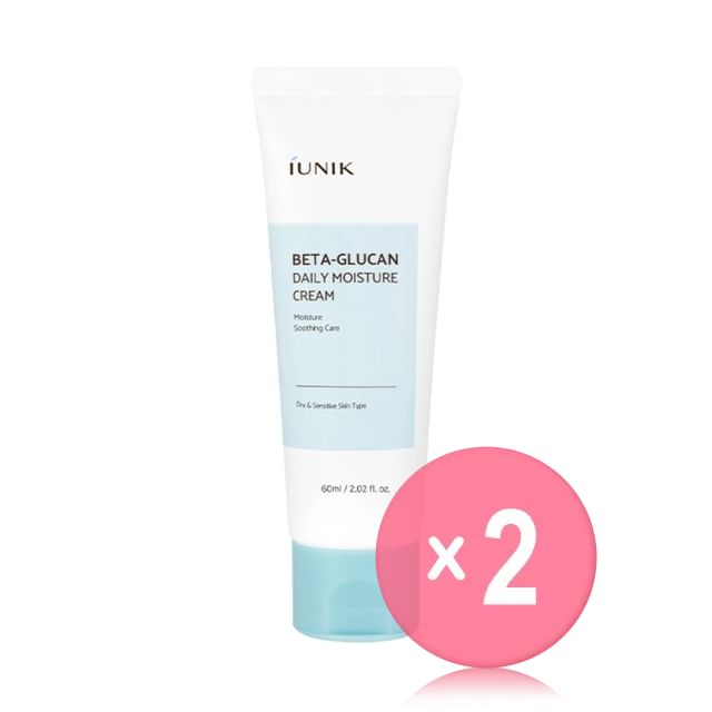 iUNIK-Beta-Glucan Daily Moisture Cream 60ml 2pcs Bundle Set