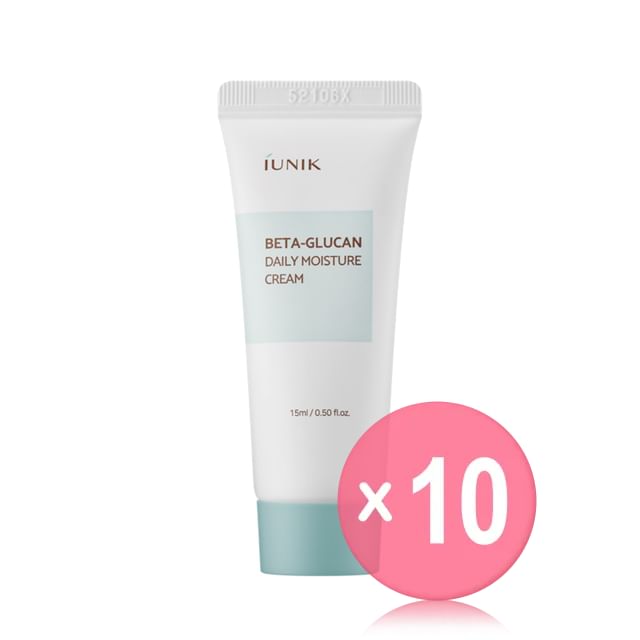 iUNIK-Beta-Glucan Daily Moisture Cream Mini 10pcs Bundle Set
