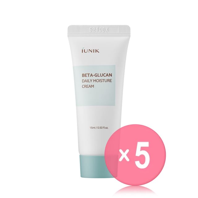 iUNIK-Beta-Glucan Daily Moisture Cream Mini 5pcs Bundle Set