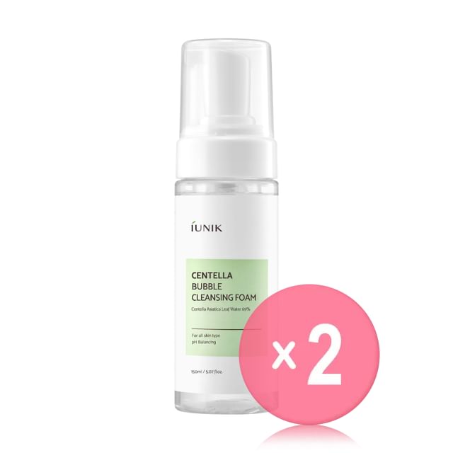 iUNIK-Centella Bubble Cleansing Foam 150ml 2pcs Bundle Set