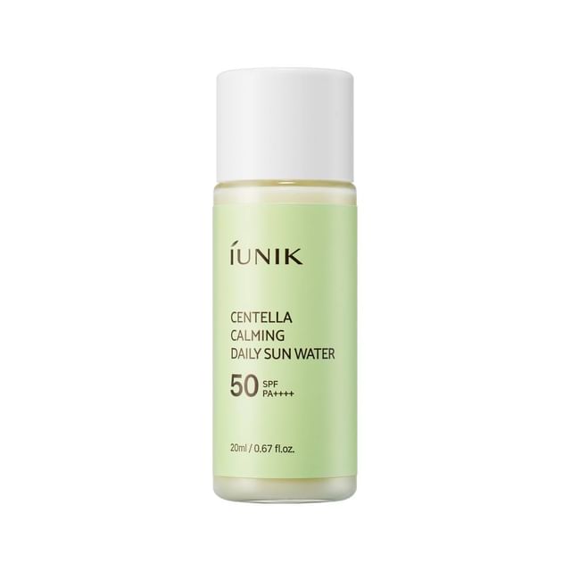 iUNIK-Centella Calming Daily Sun Water Mini - Flüssiger Sonnenschutz Mini-Größe