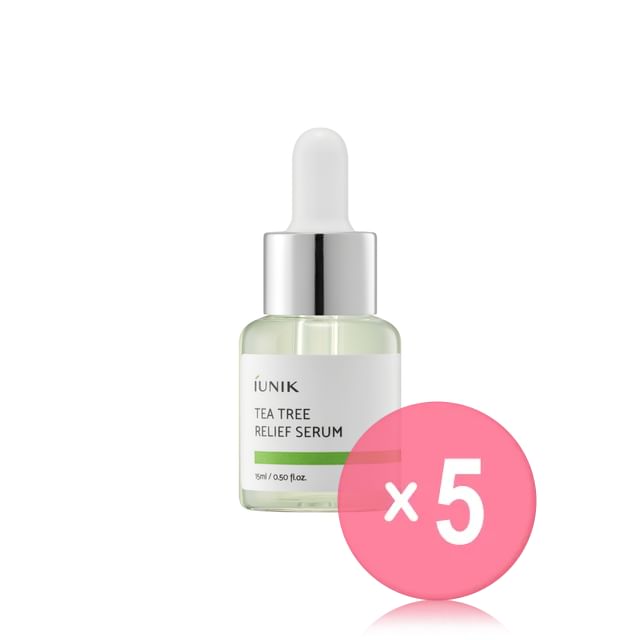 iUNIK-Tea Tree Relief Serum Mini 5pcs Bundle Set