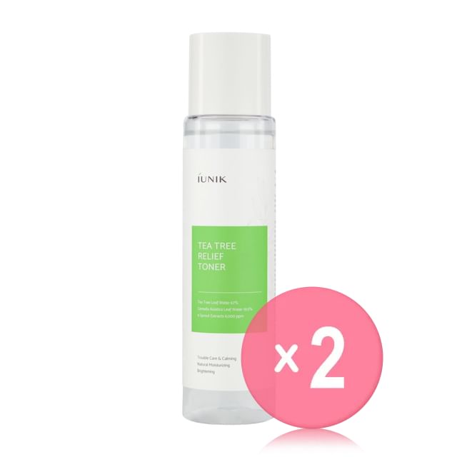iUNIK-Tea Tree Relief Toner 200ml 2pcs Bundle Set