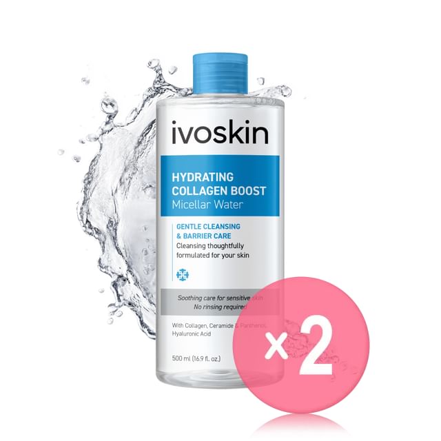 ivoskin-Hydrating Collagen Boost Micellar Water 2pcs Bundle Set