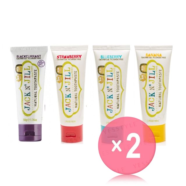 JACK N- JILL-Natural Toothpaste 2pcs Bundle Set