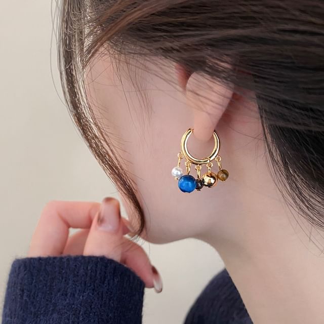 Jael-Beaded Huggie Earring