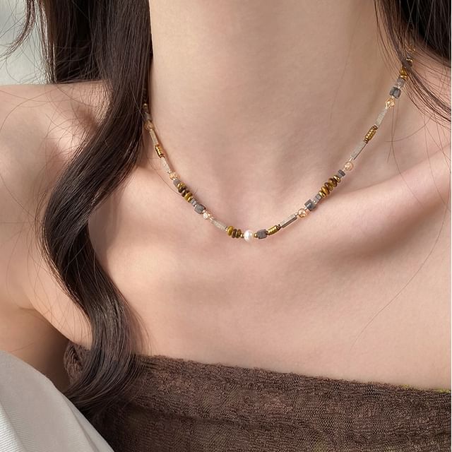 Jael-Beaded Layered Necklace