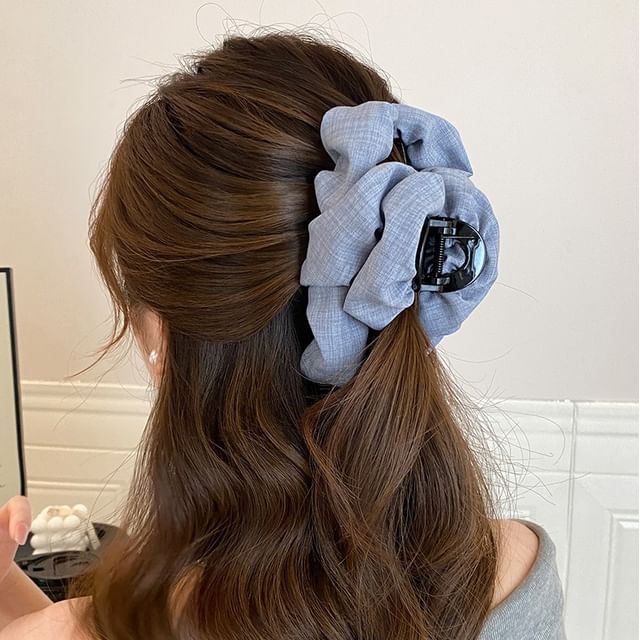 Jael-Denim Hair Claw