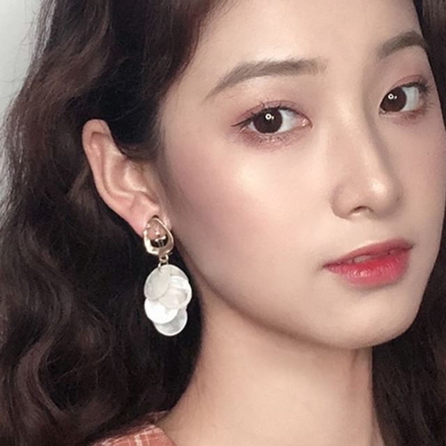 Jael-Disc Dangle Earring