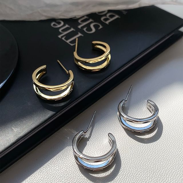 Jael-Hoop Layered Earring