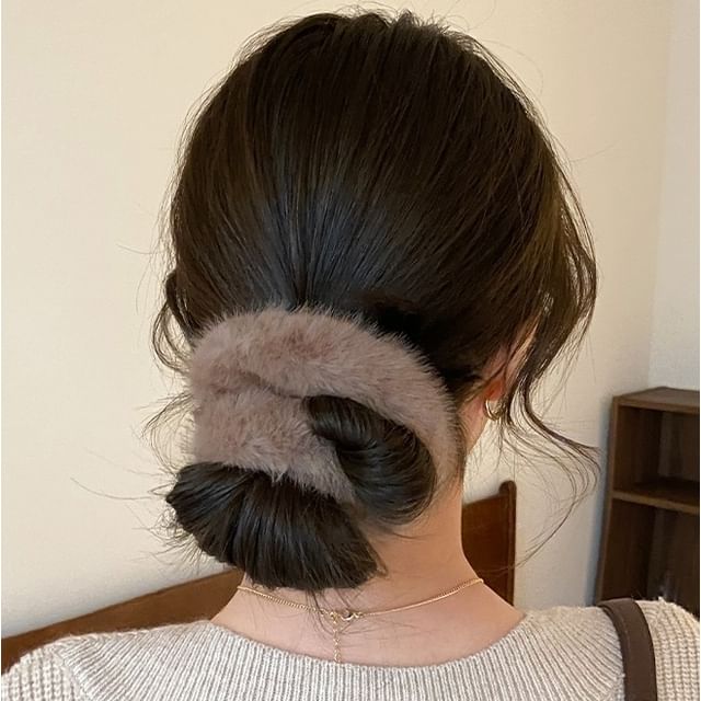 Jael-Plain Fluffy Scrunchie