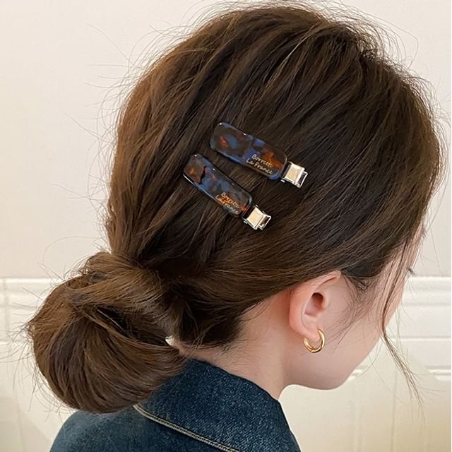 Jael-Rectangle Hair Clip Set