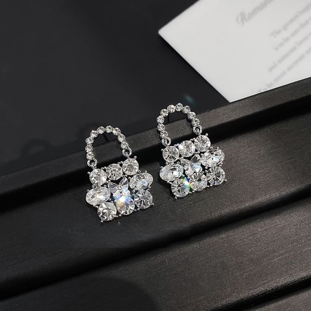Jael-Rhinestone Handbag Stud Earring