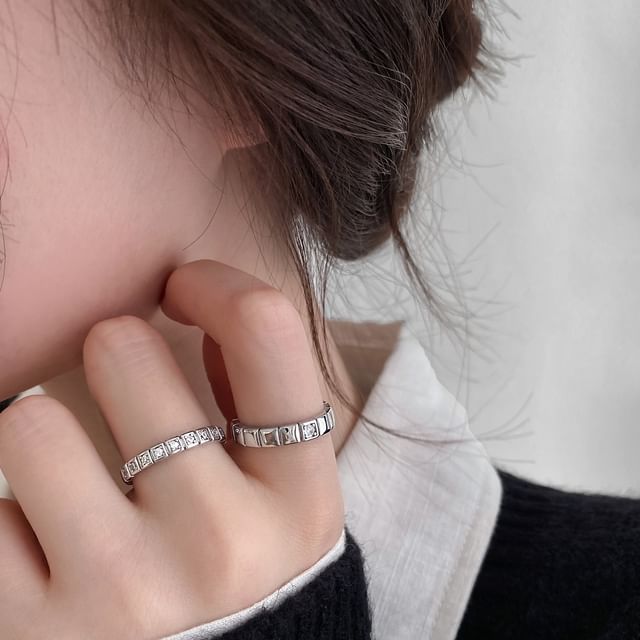 Jael-Rhinestone Ring Set