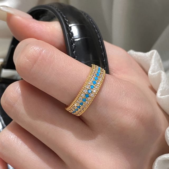 Jael-Rhinestone Ring